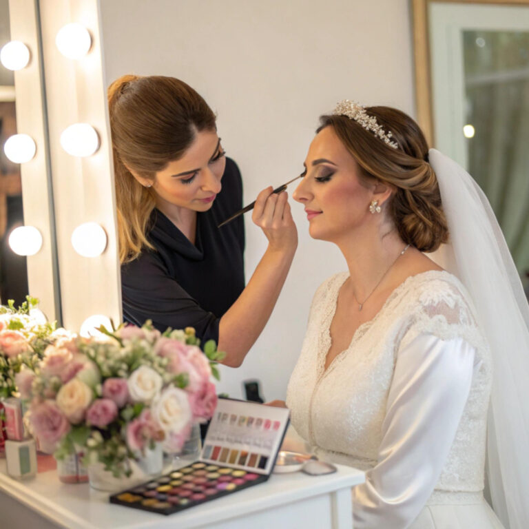 mobile bridal makeup artist